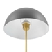 Ideal Metal Table Lamp - Gray Satin Brass - MOD11160