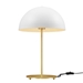 Ideal Metal Table Lamp - White Satin Brass - MOD11162