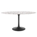Lippa 60" Oval Terrazzo Dining Table - Black White - MOD11178