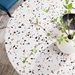 Lippa 48" Round Terrazzo Dining Table - Black White - MOD11184