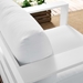 Tahoe Outdoor Patio Powder-Coated Aluminum Armchair - White White - MOD11222