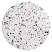 Lippa 36" Round Terrazzo Coffee Table - White White - MOD11233