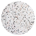 Lippa 36" Round Terrazzo Dining Table - White White - MOD11238
