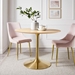 Lippa 40" Wood Dining Table - Gold Natural - MOD11447