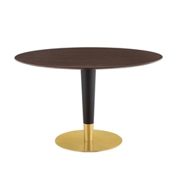Zinque 47" Dining Table - Gold Cherry Walnut 