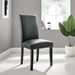 Parcel Dining Faux Leather Side Chair - Gray - MOD11709