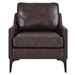 Corland Leather Armchair - Brown - MOD11757