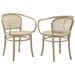 Oliana Wood Dining Armchair Set of 2 - Gray - MOD11808