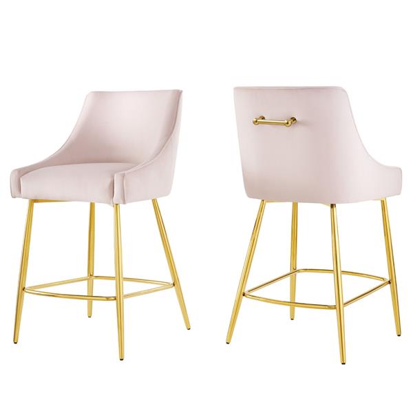 Discern Counter Stools - Set of 2 - Pink 
