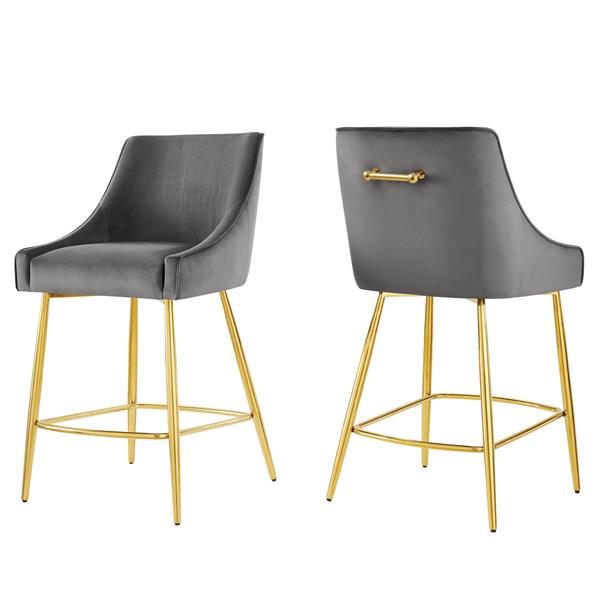 Discern Counter Stools - Set of 2 - Gray 