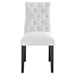 Duchess Dining Chair Fabric Set of 2 - White - MOD12046