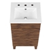Render 18" Bathroom Vanity Cabinet - Walnut White - MOD12090
