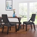 Cambridge Upholstered Fabric Dining Chairs - Set of 2 - Gray - MOD12114