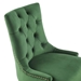 Regent Tufted Performance Velvet Office Chair - Gold Emerald - MOD12120