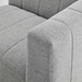 Bartlett Upholstered Fabric 5-Piece Sectional Sofa - Light Gray - MOD12162