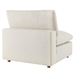 Commix Down Filled Overstuffed 4 Piece Sectional Sofa Set - Light Beige - Style B - MOD12211