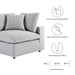 Commix Down Filled Overstuffed 4 Piece Sectional Sofa Set - Light Gray - Style A - MOD12212