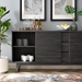Render 63" Sideboard Buffet Table or TV Stand - Charcoal - MOD12225