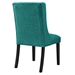 Baronet Button Tufted Fabric Dining Chair - Teal - MOD12235