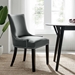 Marquis Vegan Leather Dining Chair - Gray - MOD12239