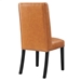 Baron Vegan Leather Dining Chair - Tan - MOD12242