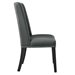 Baron Vegan Leather Dining Chair - Gray - MOD12243