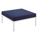 Harmony 10-Piece  Sunbrella® Outdoor Patio Aluminum Sectional Sofa Set - Gray Navy - MOD12275
