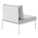 Harmony 10-Piece  Sunbrella® Outdoor Patio Aluminum Sectional Sofa Set - White Gray - MOD12277