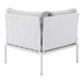 Harmony 8-Piece  Sunbrella® Outdoor Patio Aluminum Sectional Sofa Set - White Gray - Style B - MOD12293