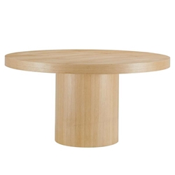 Gratify 60" Round Dining Table - Oak 
