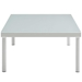Harmony 6-Piece  Sunbrella® Outdoor Patio Aluminum Sectional Sofa Set - White Navy - MOD12336
