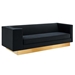 Eminence Upholstered Performance Velvet Sofa - Black - MOD12434