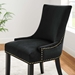 Marquis Performance Velvet Dining Chairs - Set of 2 - Black - MOD12474