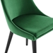Viscount Performance Velvet Dining Chair - Emerald - MOD12478