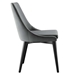 Viscount Performance Velvet Dining Chair - Gray - MOD12501