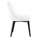 Viscount Performance Velvet Dining Chair - White - MOD12502