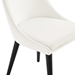 Viscount Performance Velvet Dining Chair - White - MOD12502