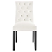 Duchess Performance Velvet Dining Chairs - Set of 2 - White - MOD12523