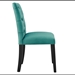 Duchess Performance Velvet Dining Chairs - Set of 2 - Teal - MOD12528