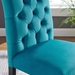 Duchess Performance Velvet Dining Chairs - Set of 2 - Blue - MOD12530