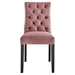 Duchess Performance Velvet Dining Chairs - Set of 2 - Dusty Rose - MOD12536