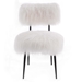 Skylar Sheepskin Chair - White - MOD12588