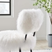 Skylar Sheepskin Chair - White - MOD12588