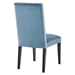 Catalyst Performance Velvet Dining Side Chairs - Set of 2 - Light Blue - MOD12603