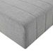 Bartlett Upholstered Fabric Armless Chair - Light Gray - MOD12638