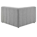 Bartlett Upholstered Fabric Left-Arm Chair - Light Gray - MOD12640
