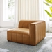 Bartlett Vegan Leather Right-Arm Chair - Tan - MOD12641