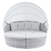 Scottsdale Canopy Sunbrella® Outdoor Patio Daybed - Light Gray White - MOD12681