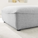 Comprise Sectional Sofa Ottoman - Light Gray - MOD12713