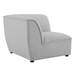Comprise Corner Sectional Sofa Chair - Light Gray - MOD12716